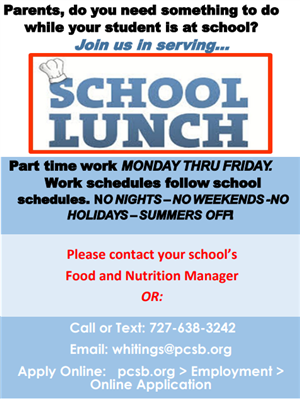 Food Service Now Hiring